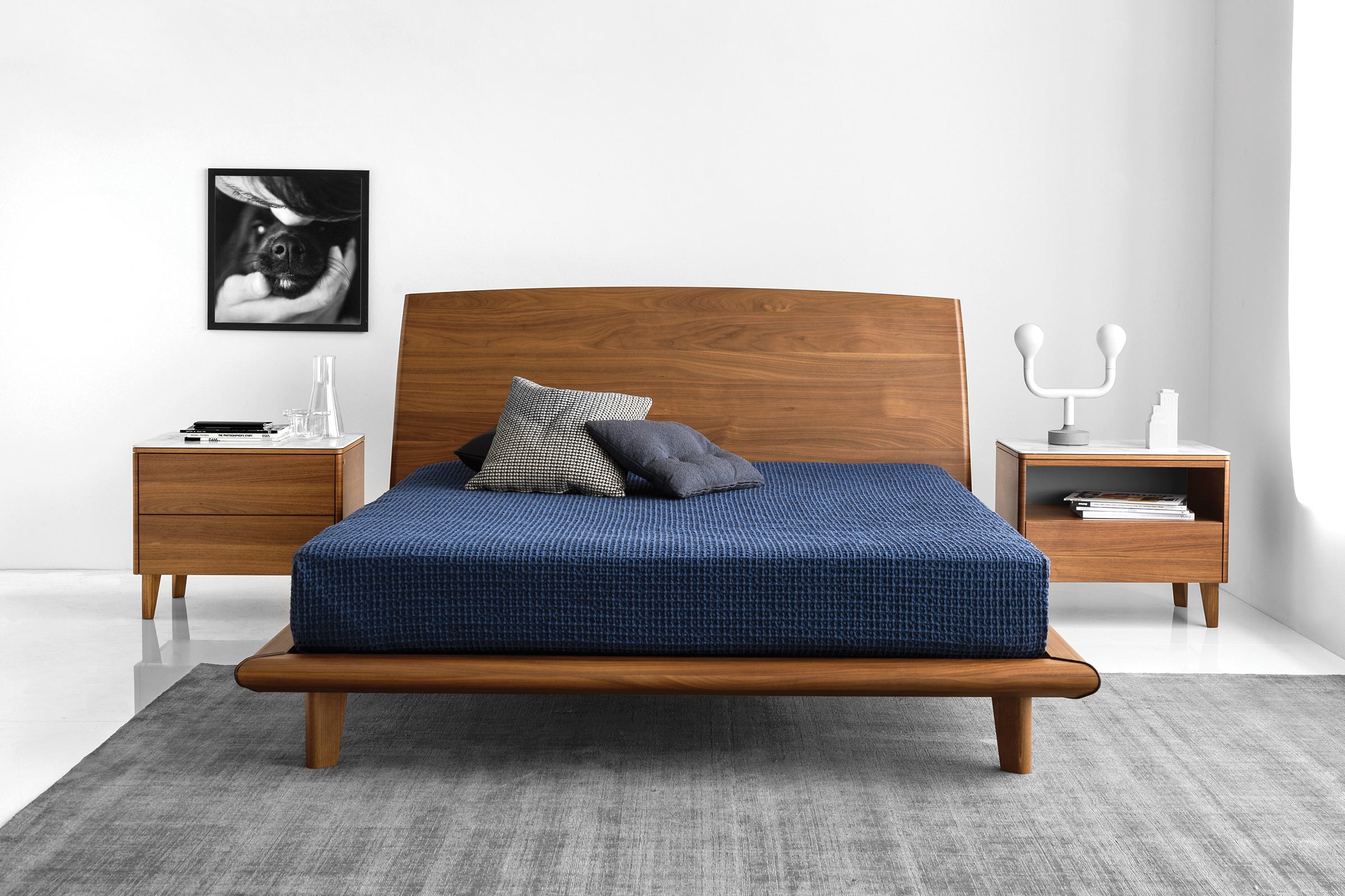 Dixie Modern Wooden Platform Bed Calligaris Nyc New York City Soho Chelsea Upper East Side