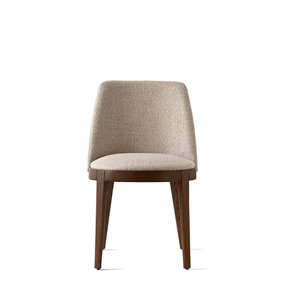 Adèl: Upholstered stool with wooden base | Calligaris New York