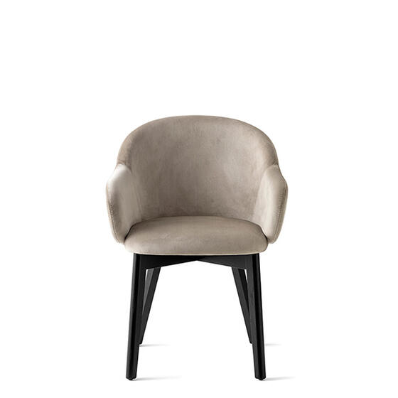 Holly: Upholstered armchair with wooden frame | Calligaris New York