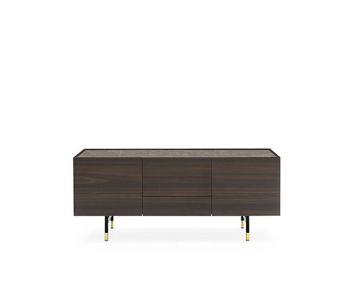 Horizon: Wooden TV stand with storage | Calligaris New York