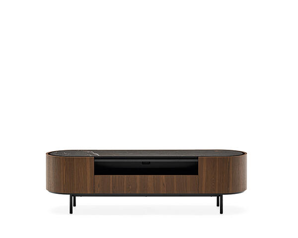 Lake: Wooden TV bench with open compartment | Calligaris New York
