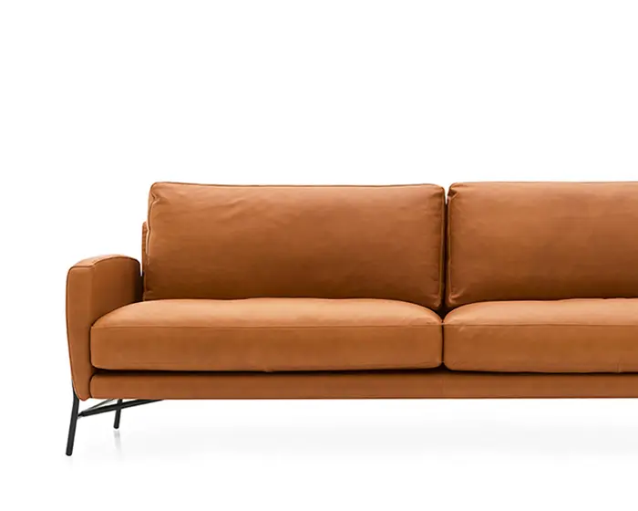Coco: Upholstered lounge chair with metal frame | Calligaris New York