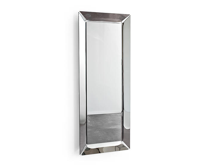 Pleasure: Large rectangular mirror with glass frame | Calligaris