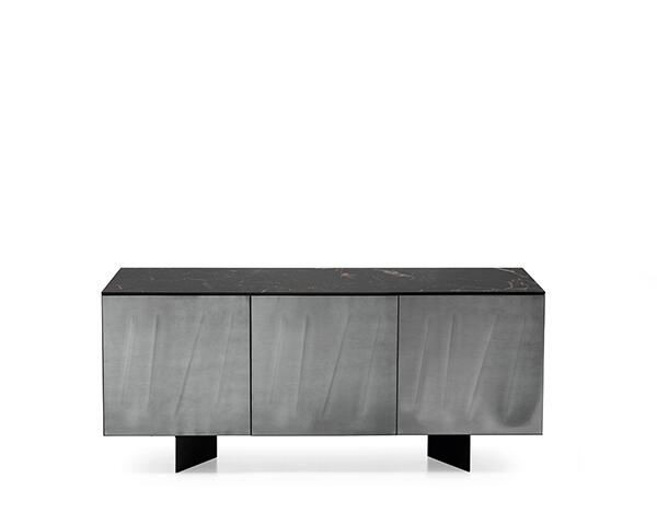 Shape: Leather bench with magazine holder pockets | Calligaris New