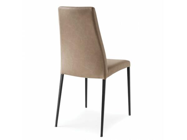 Aida Padded upholstered chair with metal frame CS1452 A Calligaris