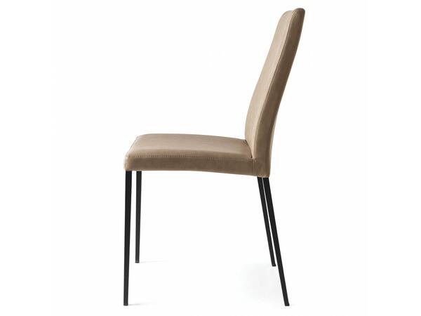 Aida Padded upholstered chair with metal frame CS1452 A Calligaris