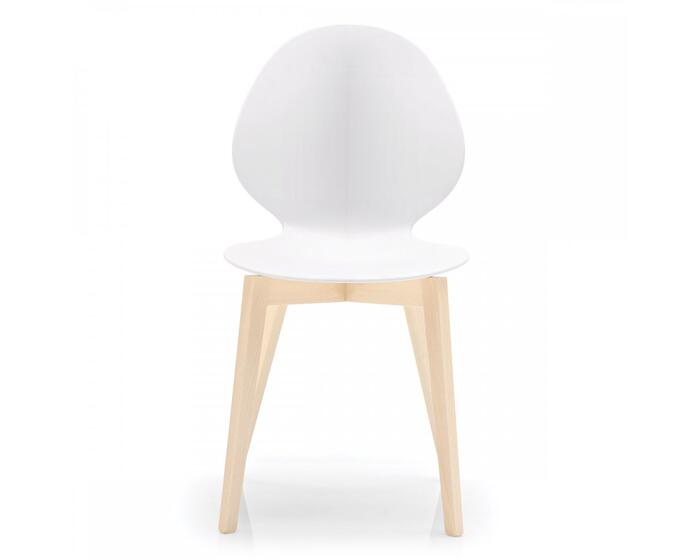 Basil: Chair with wooden base | Calligaris New York