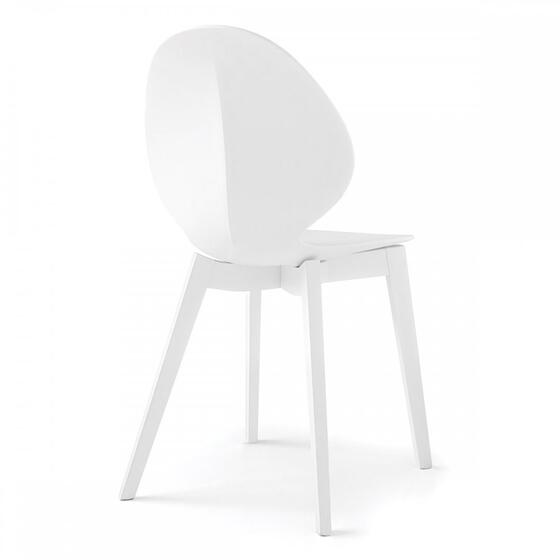 Basil: Chair with wooden base | Calligaris New York