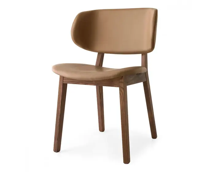 Claire: Wooden chair with upholstered seat and back | Calligaris