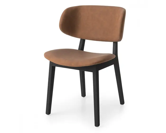 Claire: Wooden chair with upholstered seat and back | Calligaris