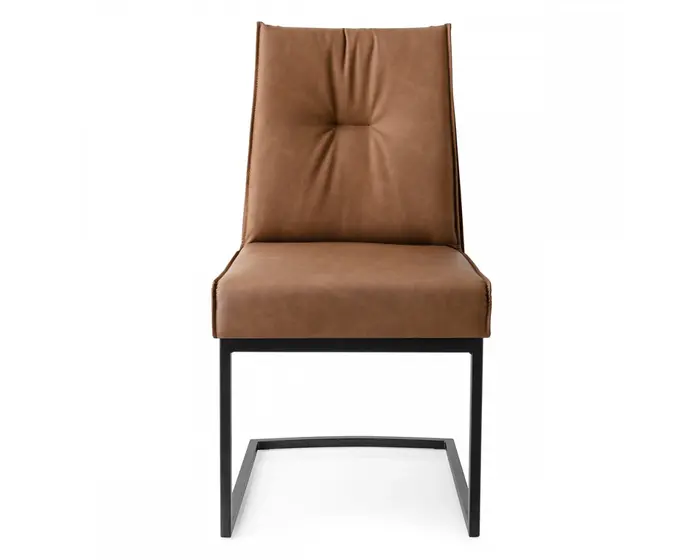 Romy: Chair with plush seat and cantilever base | Calligaris New York