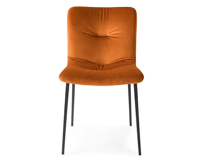 Annie: Chair with plush seat and metal base | Calligaris New York