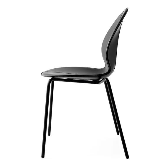 Basil: Plastic or leather chair with metal base | Calligaris New York