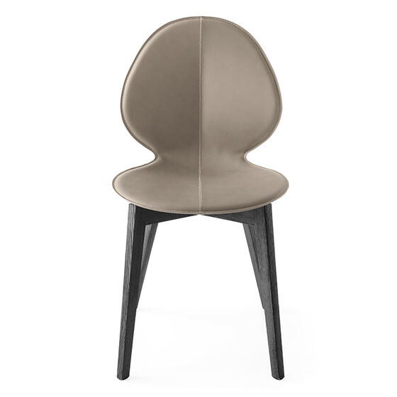 Basil: Chair with wooden base | Calligaris New York