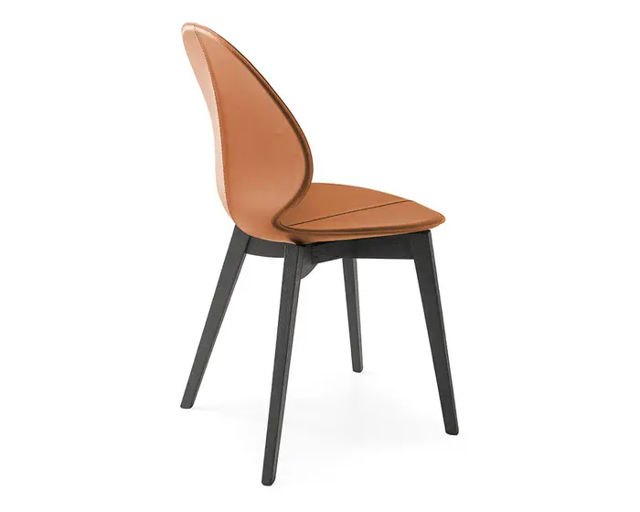 Basil: Chair with wooden base | Calligaris New York