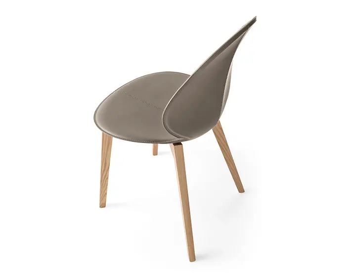 Basil: Chair with wooden base | Calligaris New York