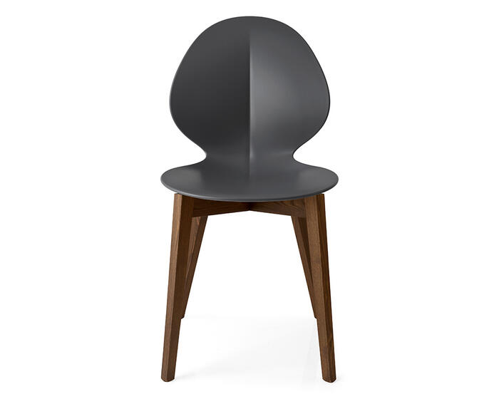 Basil: Chair with wooden base | Calligaris New York