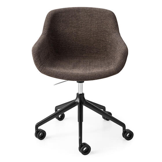 Calligaris OBJECTS ポルトガル製 Igloo: Upholstered and swivelling armchair adjustable in
