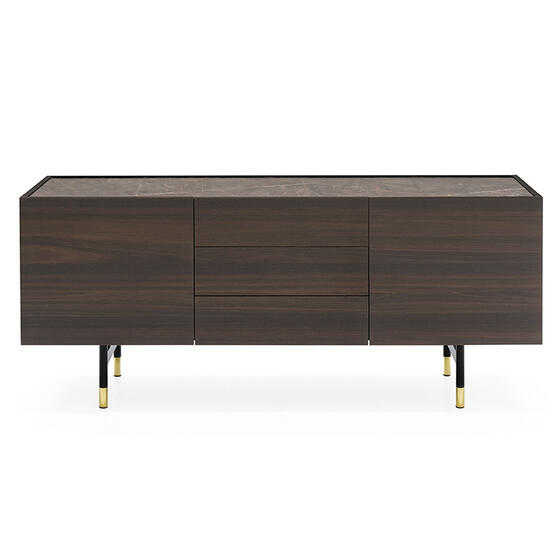 Horizon: Ceramic top sideboard with drawer | Calligaris New York