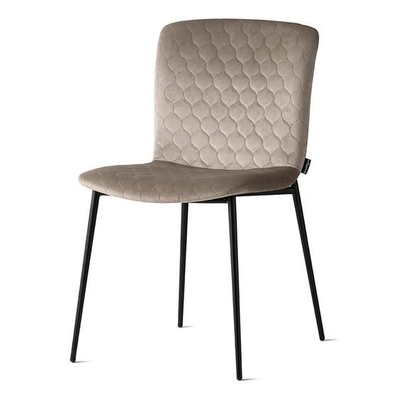 Calligaris カリガリス ダイニングチェア Love CS1885-A Love: Upholstered quilted chair with metal frame | Calligaris New York