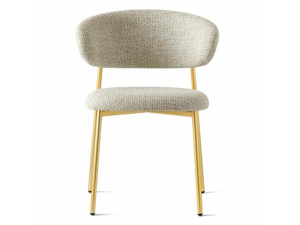 Oleandro Upholstered chair with metal base CS2031 | Calligaris