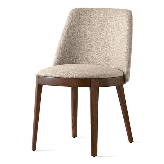 Adèl: Upholstered chair with wooden base | Calligaris New York