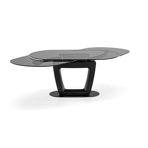 Orbital Central base table with extendable oval top Large • Seats 6-8 ...