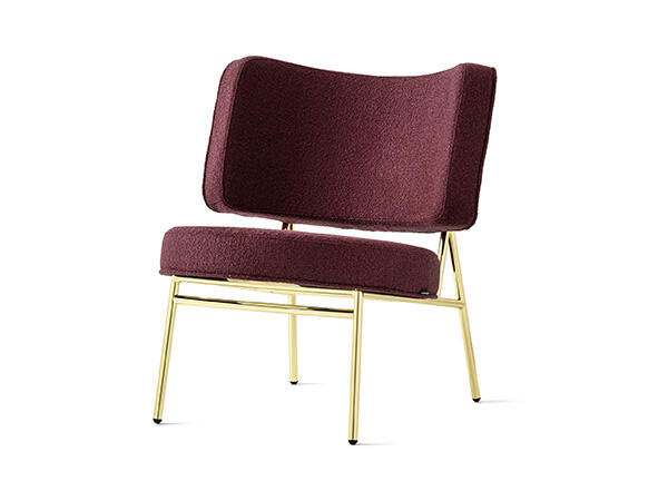 Coco: Upholstered lounge chair with metal frame | Calligaris New York