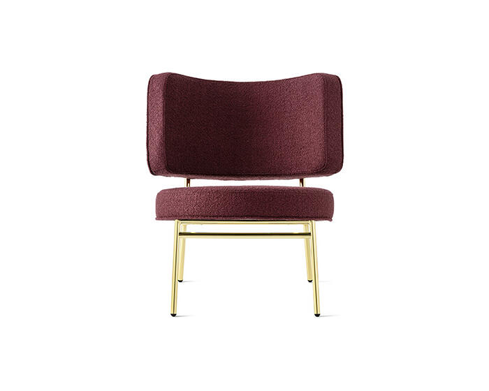 Coco: Upholstered lounge chair with metal frame | Calligaris New York