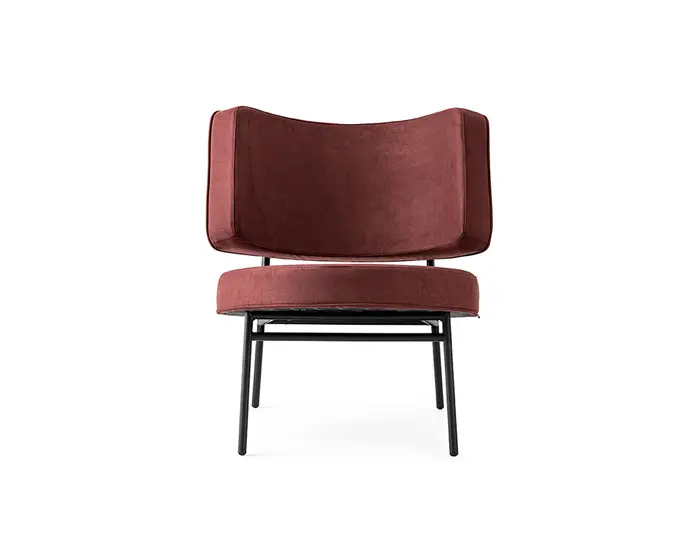 Coco: Upholstered lounge chair with metal frame | Calligaris New York
