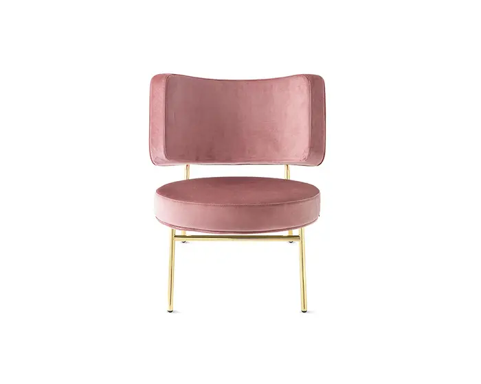 Coco: Upholstered lounge chair with metal frame | Calligaris New York