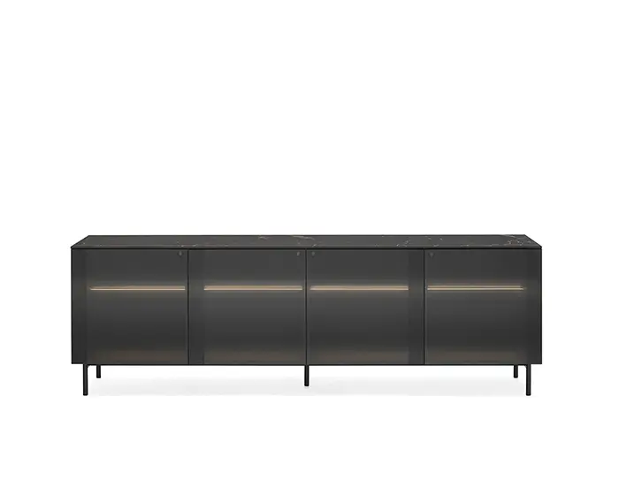 Crystal: Sideboard with optional internal lighting | Calligaris
