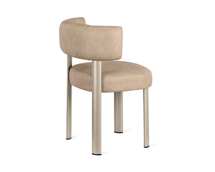 Glen: Upholstered dining chair with metal frame | Calligaris New York
