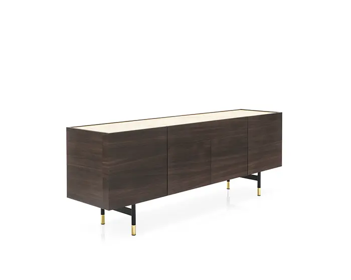 Horizon: Minimalist sideboard with drawer | Calligaris New York