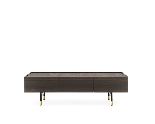 Horizon: Wooden TV stand with storage | Calligaris New York