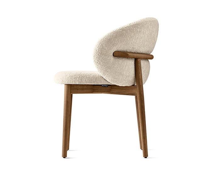 Oleandro: Upholstered chair with wooden frame | Calligaris New York