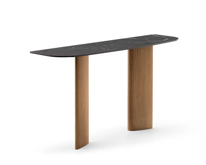 Sandy: Console table with wooden legs | Calligaris New York