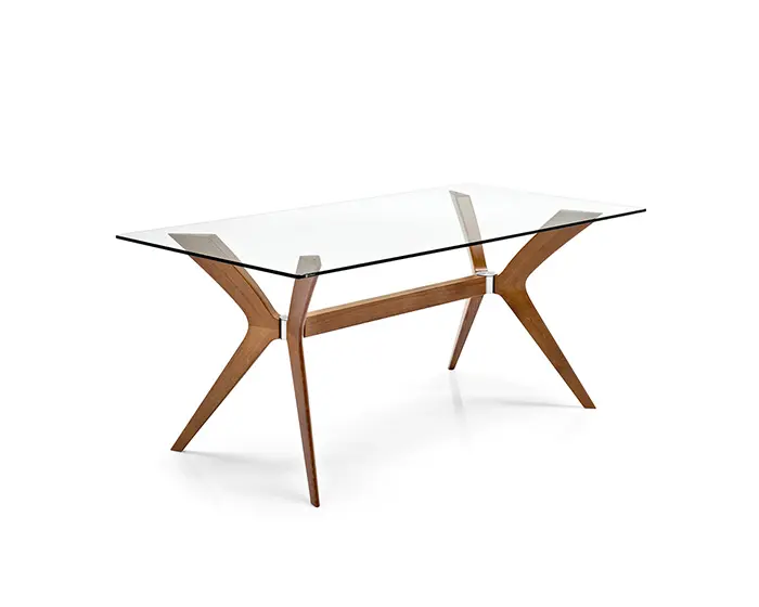 Tokyo: Table with rectangular top and wooden legs | Calligaris New