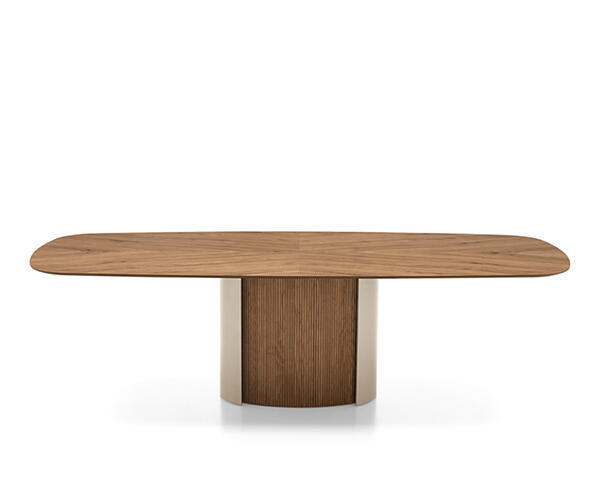 soyogi！ Yoroi: Pedestal base table with elliptical top | Calligaris New York
