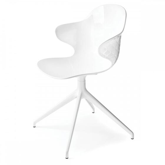 Saint Tropez: Chair with plastic shell and swivel base Saint Tropez: Chair with plastic shell and swivel base