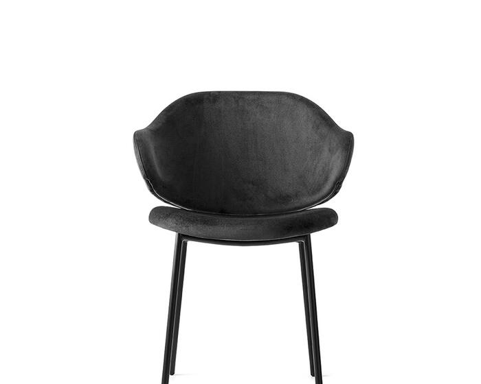 Holly: Upholstered armchair with metal frame | Calligaris New York