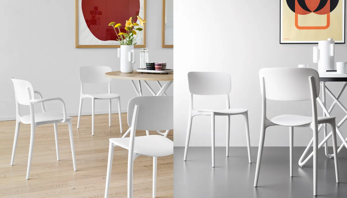 Liberty: Stackable plastic chair for outdoor | Calligaris New York