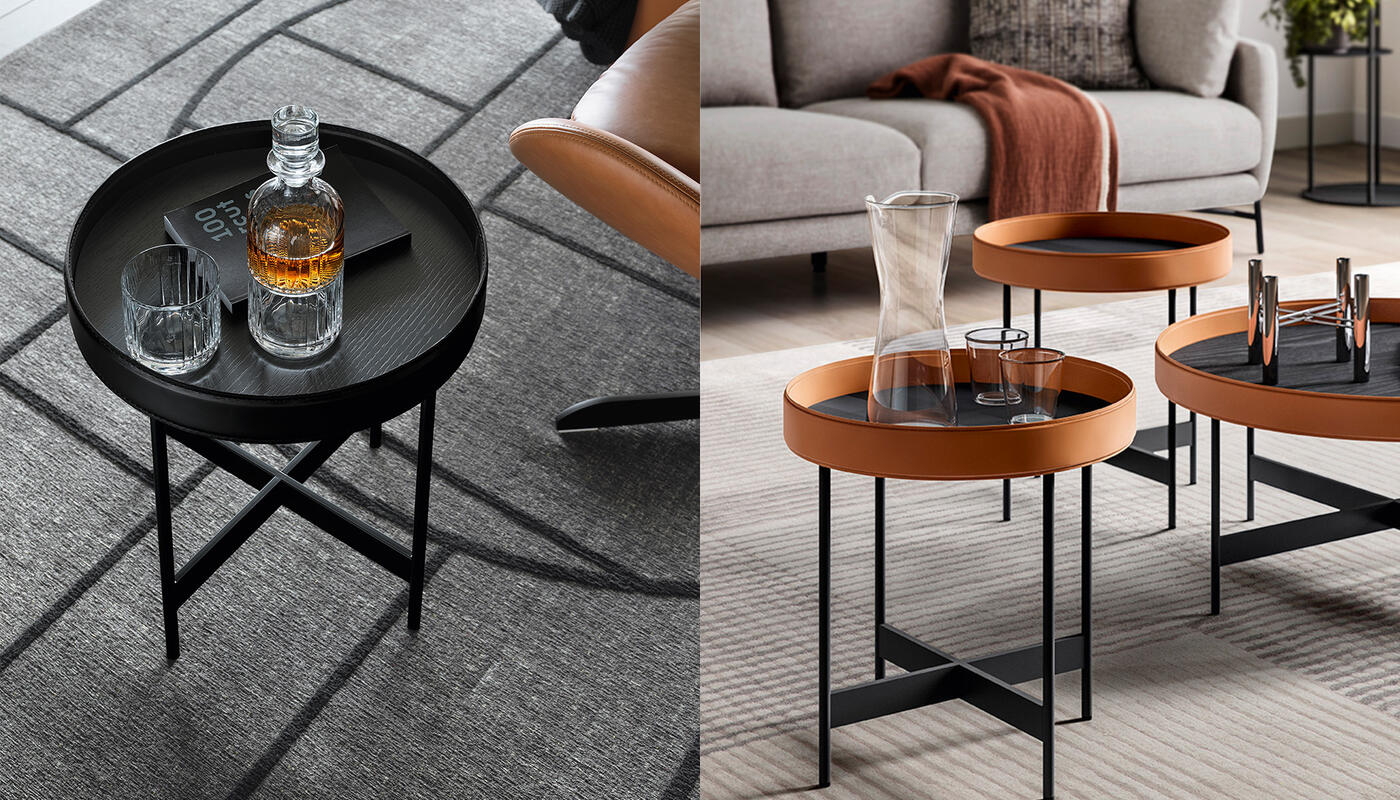 Arena: End table with removable tray | Calligaris New York