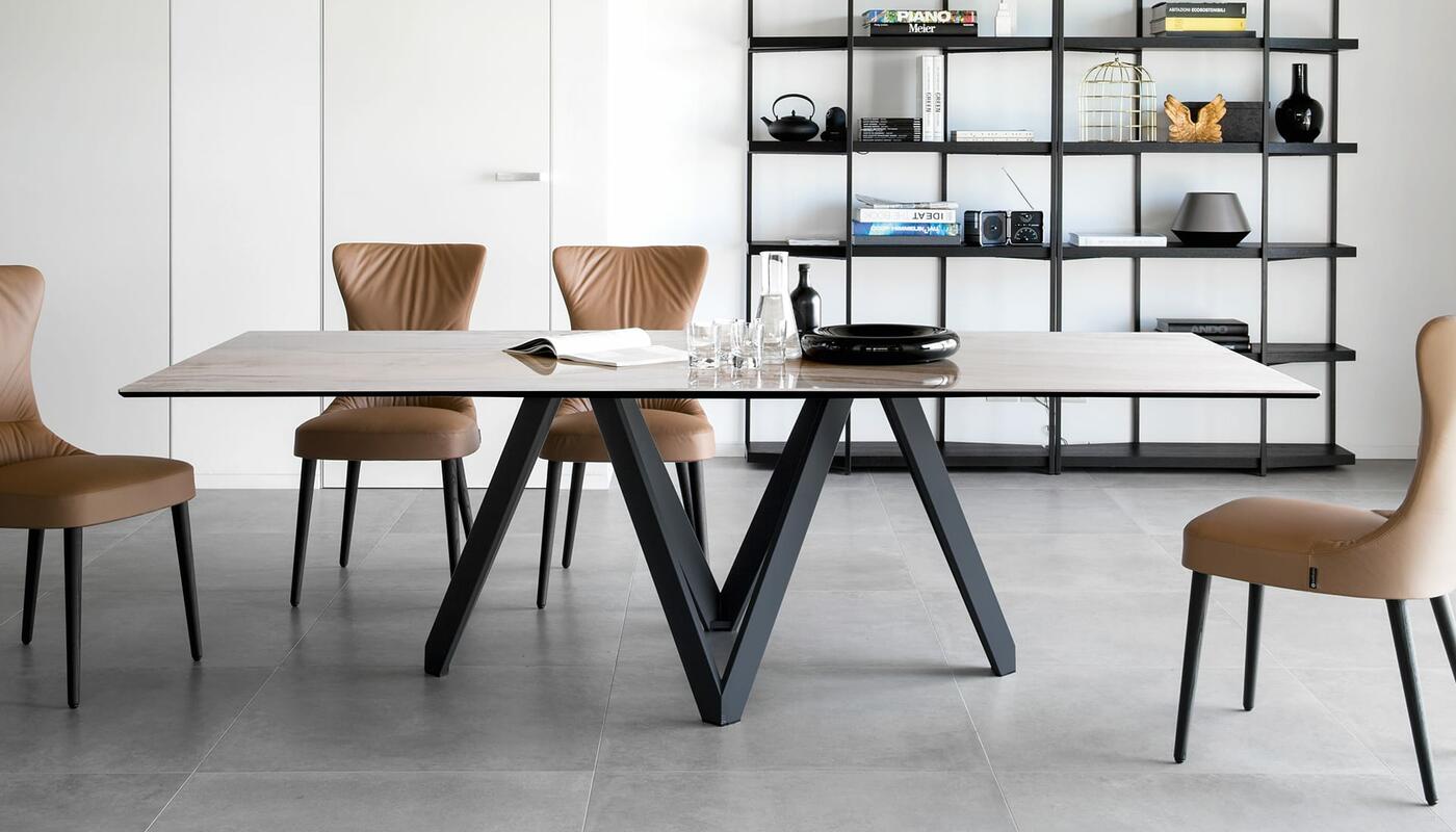 Cartesio Ceramic Dining Table - Thumbnail 3