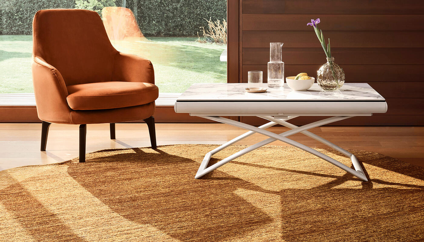 専用出品　Calligaris Dakota Dakota: Height-adjustable coffee table with extendable top