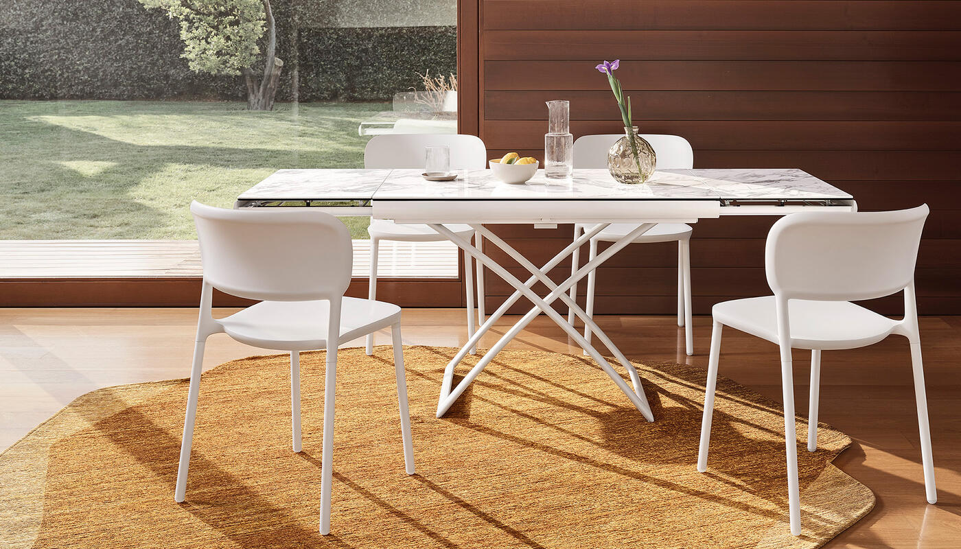 専用出品　Calligaris Dakota Dakota: Height-adjustable coffee table with extendable top