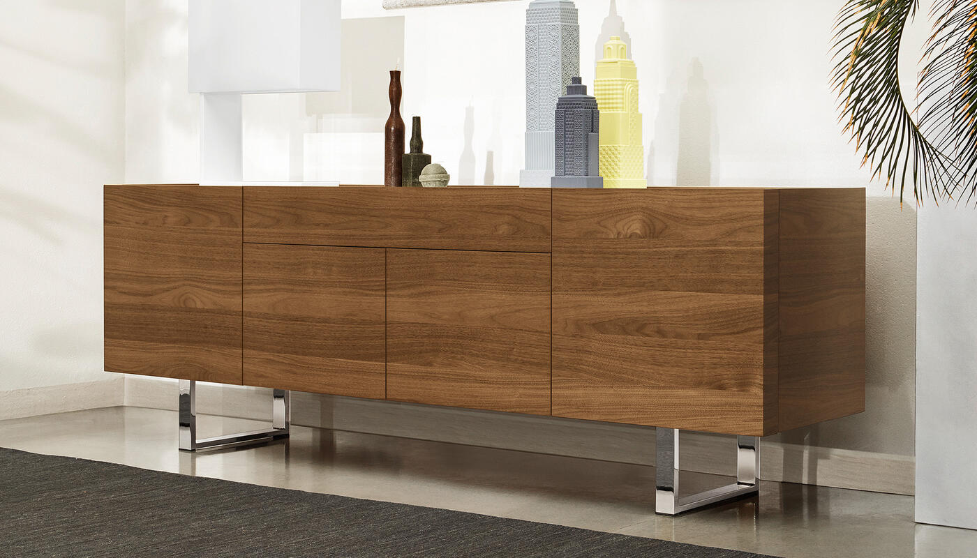 Horizon: Ceramic top sideboard with drawer | Calligaris New York