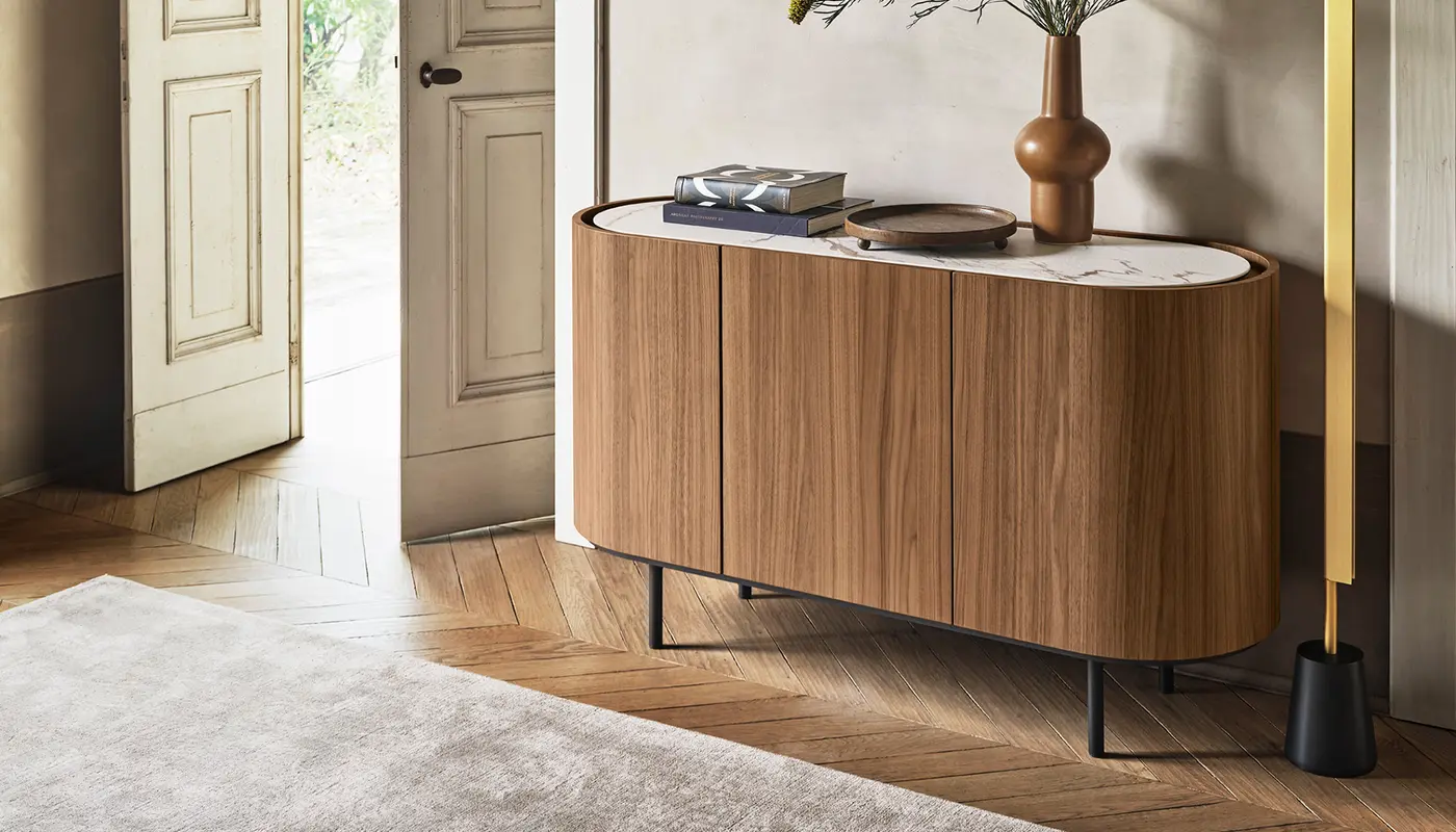 Lake: Rounded sidedboard | Calligaris New York