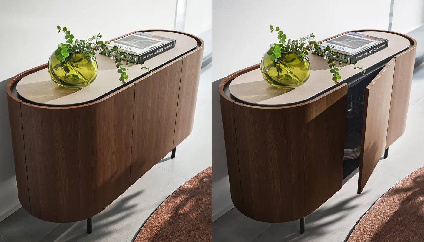 Lake: Rounded sidedboard | Calligaris New York