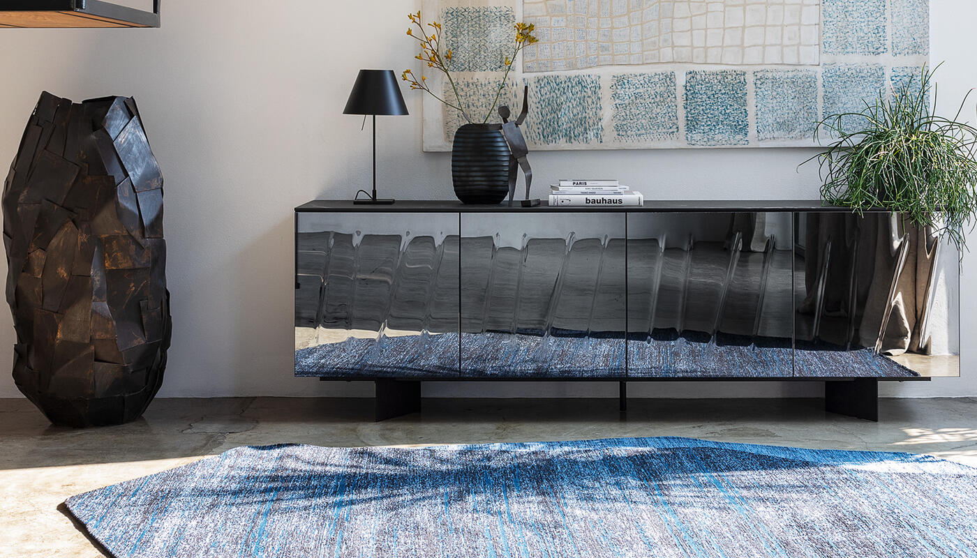 Ritratti: Sideboard with textured front | Calligaris New York
